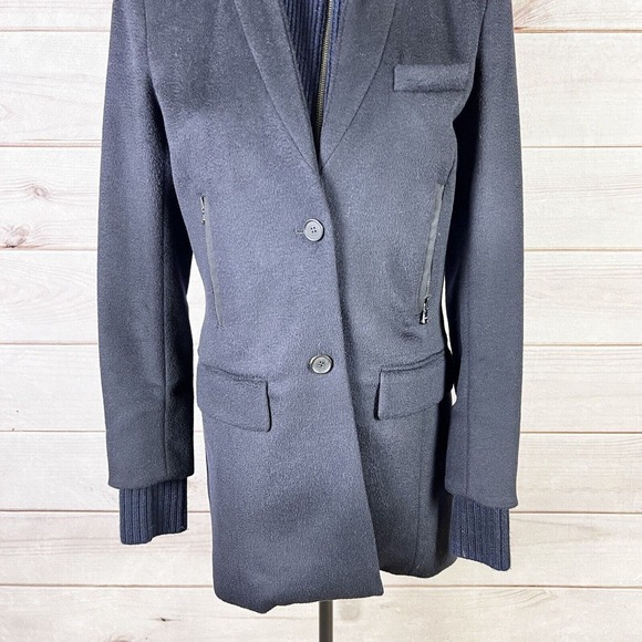 Veronica Beard Classic Dickey Virgin Wool Jacket Coat - Picture 3 of 12